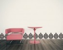 Damask Wall Pattern Decal Modern Vinyl Art Stickers